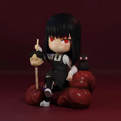 Asa Mitaka Chibi 3D Print Model STL