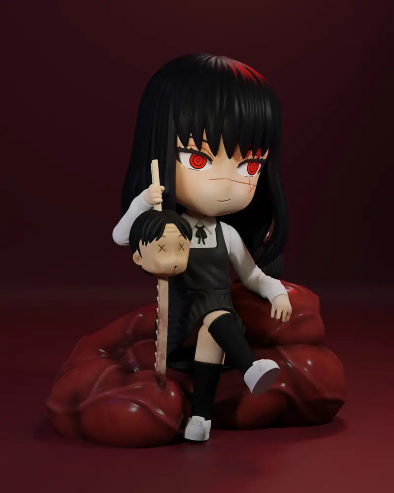 Asa Mitaka Chibi 3D Print Model STL