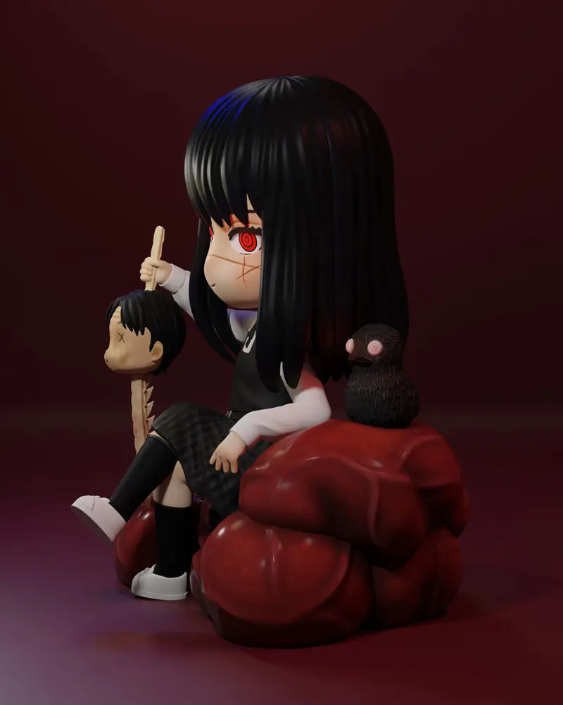 Asa Mitaka Chibi 3D Print Model STL