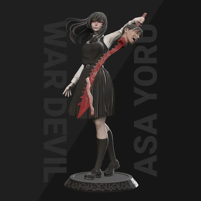 三鷹 ヨル 戦争悪魔 3DプリントモデルSTL