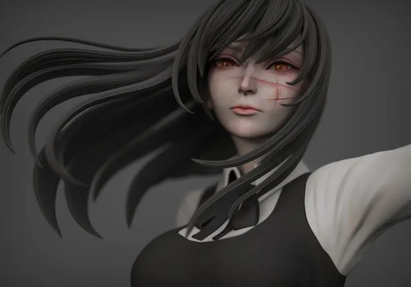 Asa Yoru War Devil 3D Print Model STL