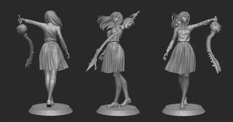 三鷹 ヨル 戦争悪魔 3DプリントモデルSTL