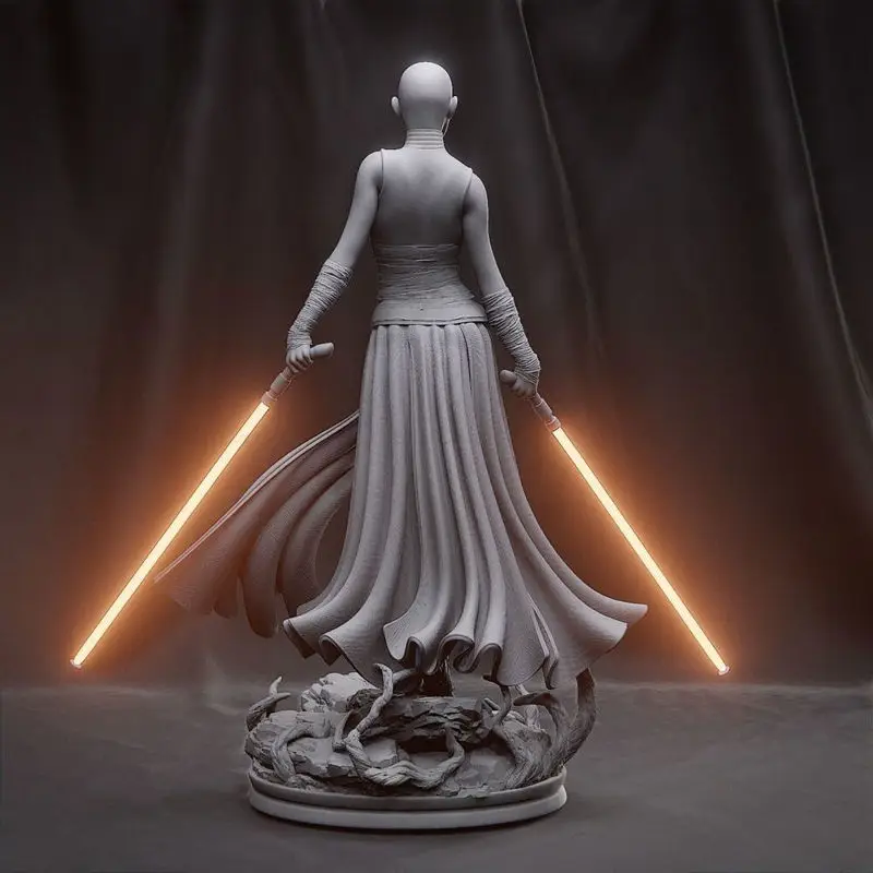 Asajj Ventress - Star Wars 3D Print Model STL