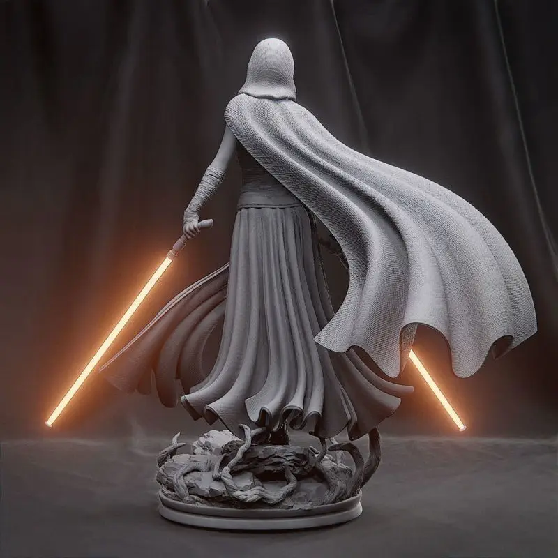 Asajj Ventress - 3D tiskalni model Vojne zvezd STL