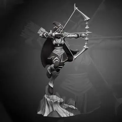 Ashe - League of Legends 3D Print Model STL Файлы