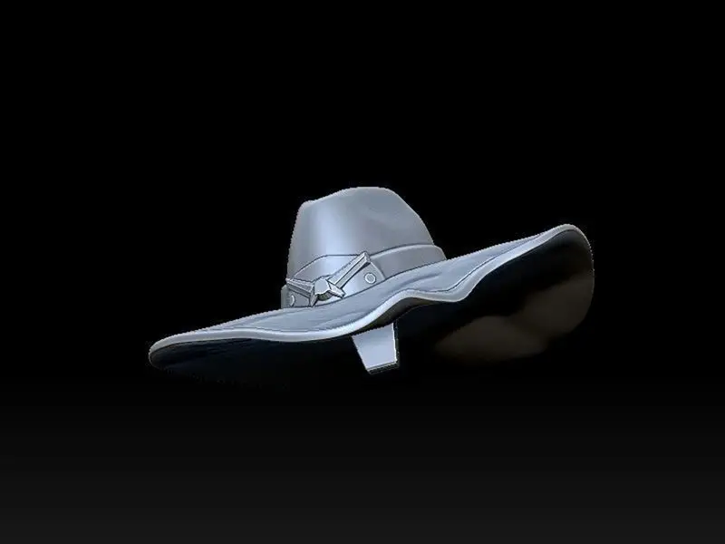 Ashe Overwatch 3D Model Baskıya Hazır