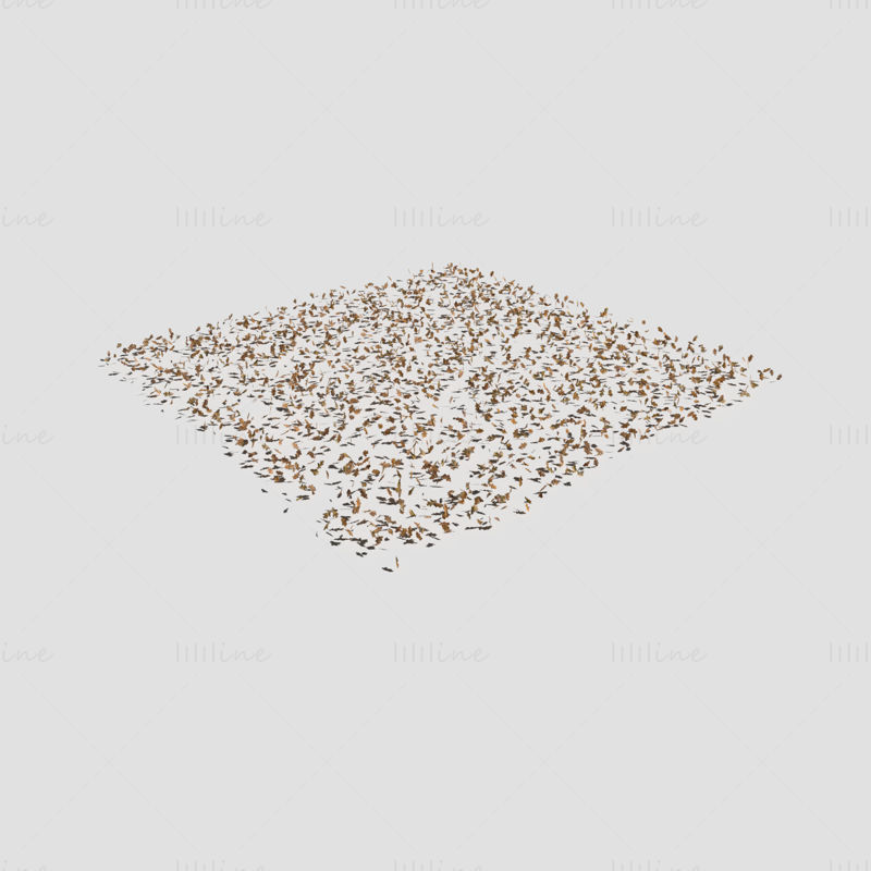 Ashweed Dense Meadow Patch 3D Model and Free Gift