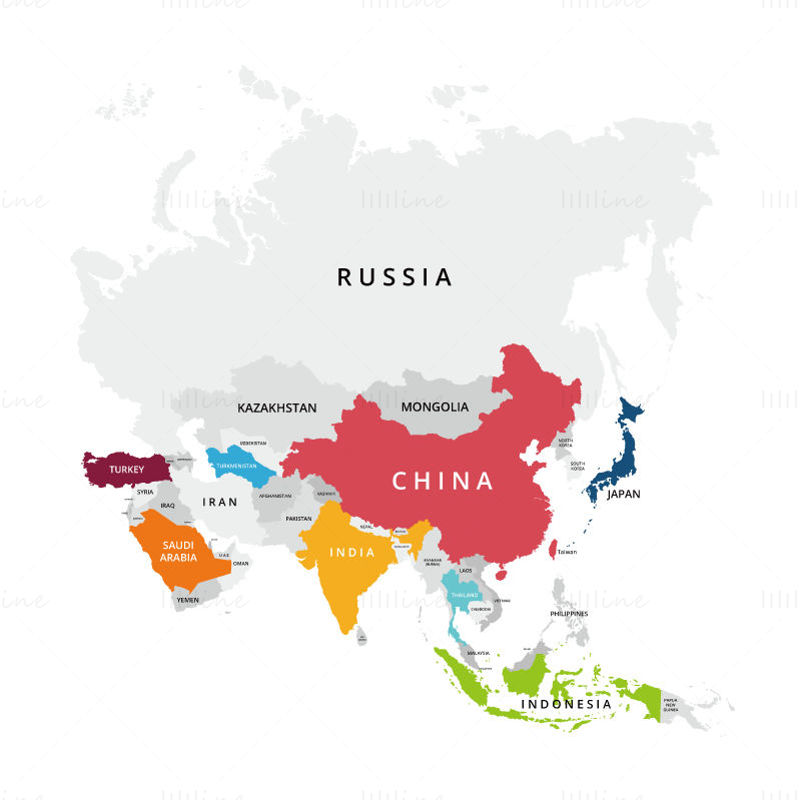 Asya harita vektörü