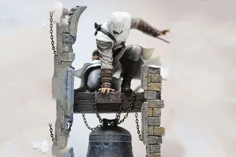 Assasins creed Renan 3D Figure Ready to Print STL