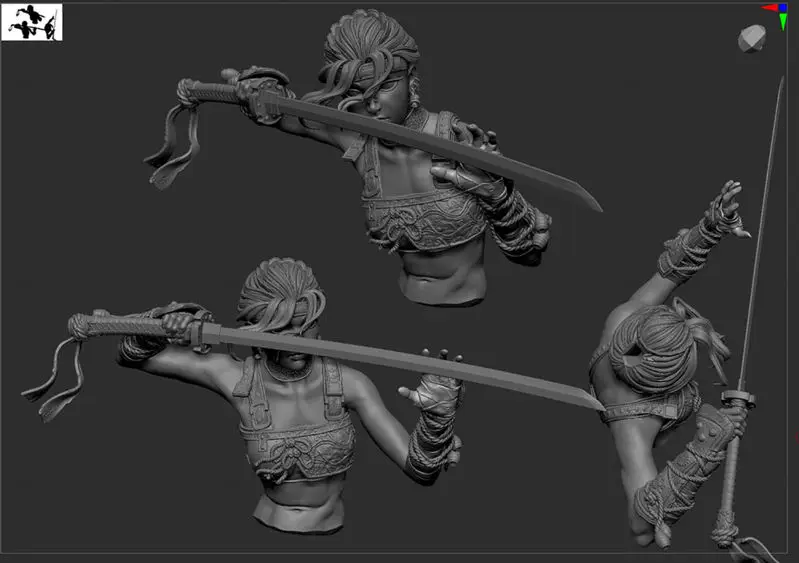 Assassin Figure 3D Print Model STL