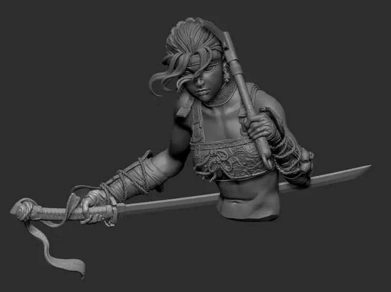 Assassin Figure 3D Print Model STL