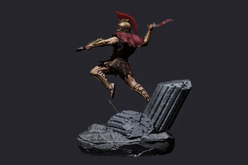 Assassins Creed Odyssey Figura personalizată 3D Print Model STL