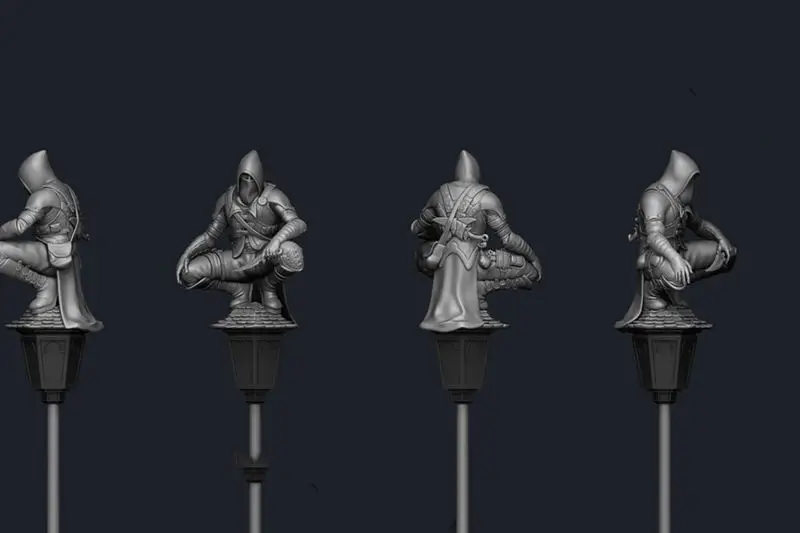 3D tiskový model figurky Assassins Creed Thief