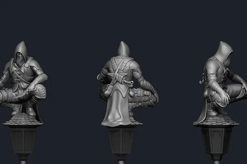 3D tiskový model figurky Assassins Creed Thief