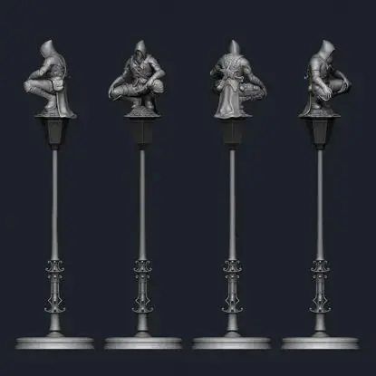 3D tiskový model figurky Assassins Creed Thief