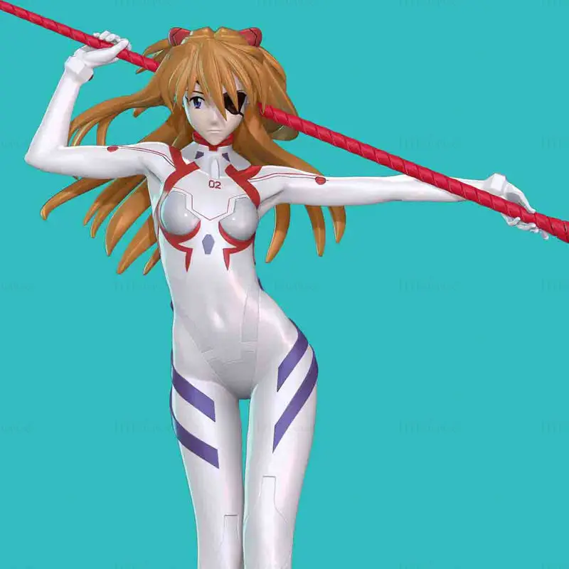 Asuka - Evangelion 3D Printing Model STL