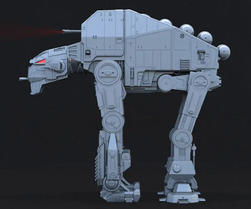 AT-M6 Walker 3D Baskı Modeli STL