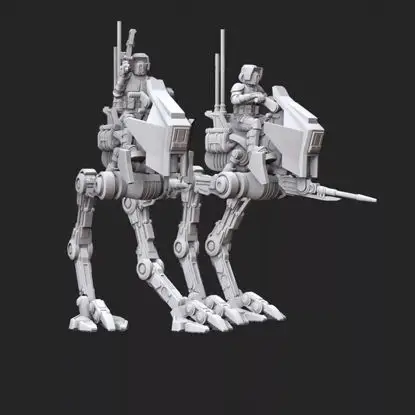 AT-RT - スターウォーズ 3D プリントモデル STL