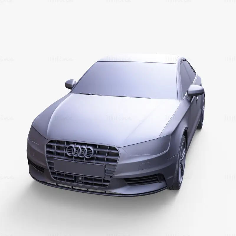 Audi A3 3D модел