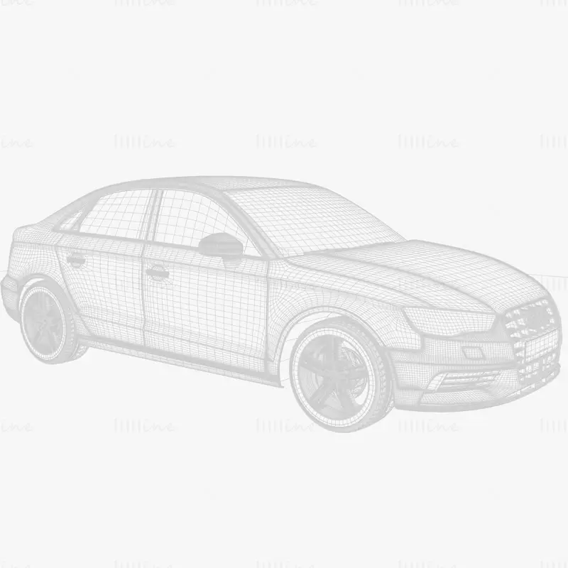 3D model Audi A3