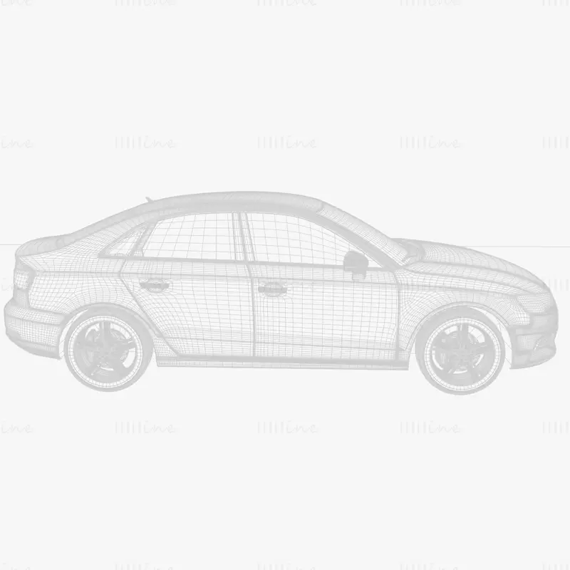 3D model Audi A3