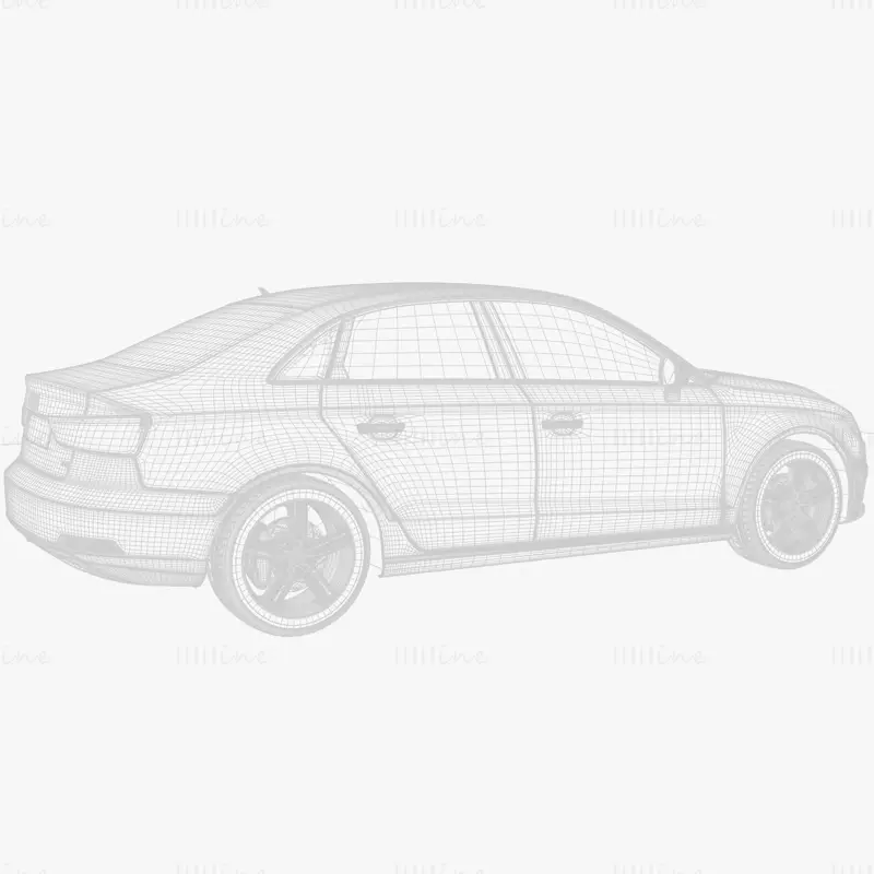 Audi A3 3D модел