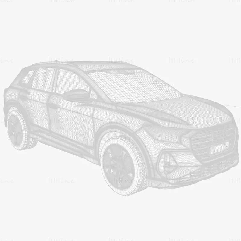 Audi Q4 SUV 3D Model