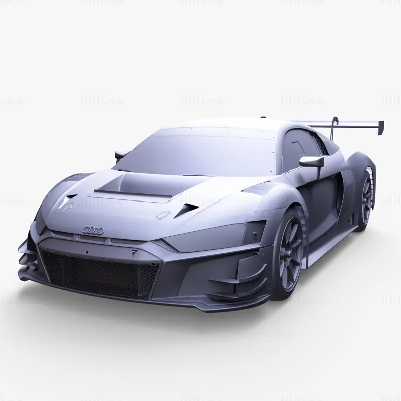 آئودی R8 LMS GT3 مدل سه بعدی