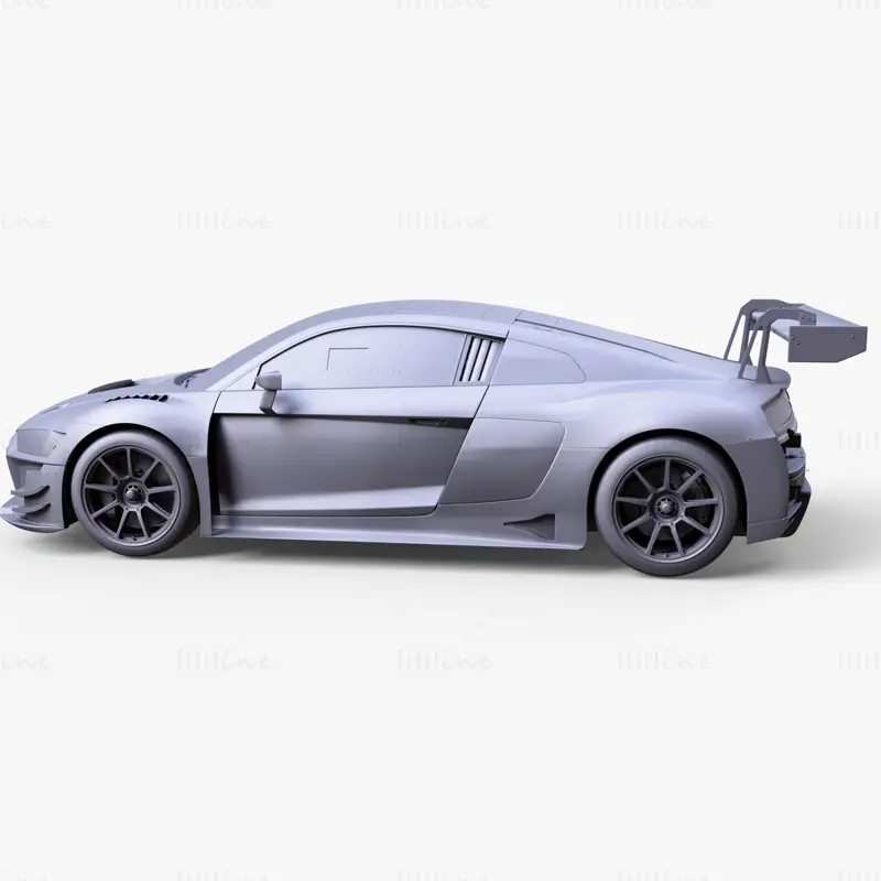 آئودی R8 LMS GT3 مدل سه بعدی