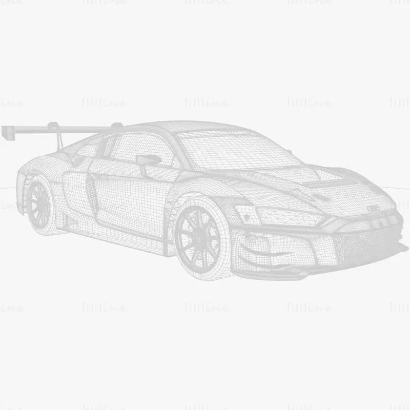 Audi R8 LMS GT3 3D Model