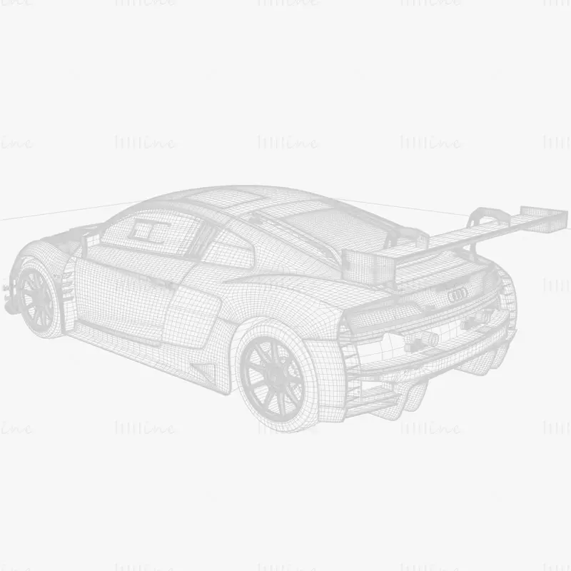 Audi R8 LMS GT3 3D Model
