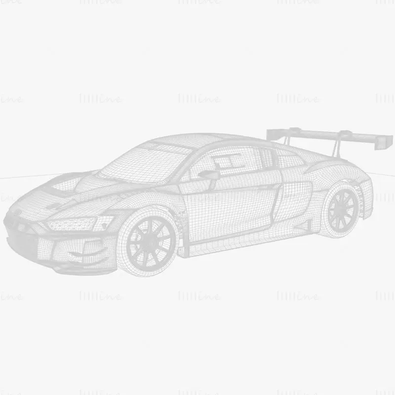 Audi R8 LMS GT3 modèle 3D