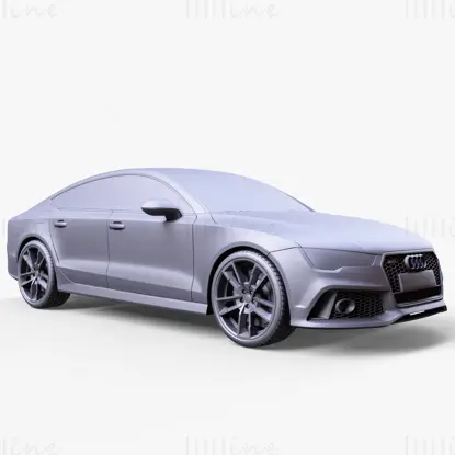 Audi RS7 Sedán modelo 3d