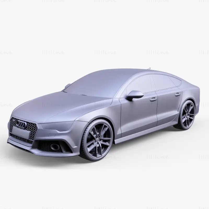 Audi RS7 Sedán modelo 3d