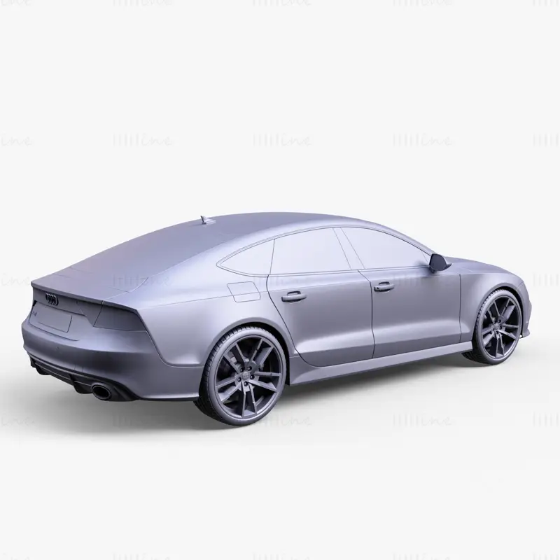 3D model Audi RS 7 Sedan