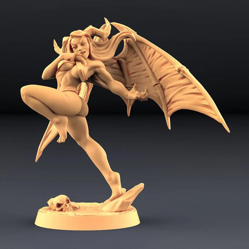 Aya - Lust Demon 3D nyomtatási modell STL