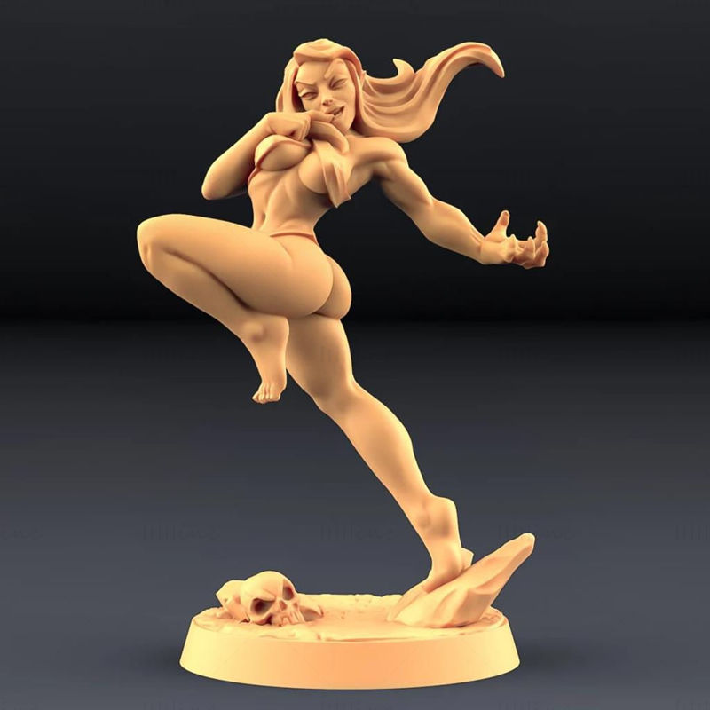 Aya - Lust Demon 3D Printing Model STL