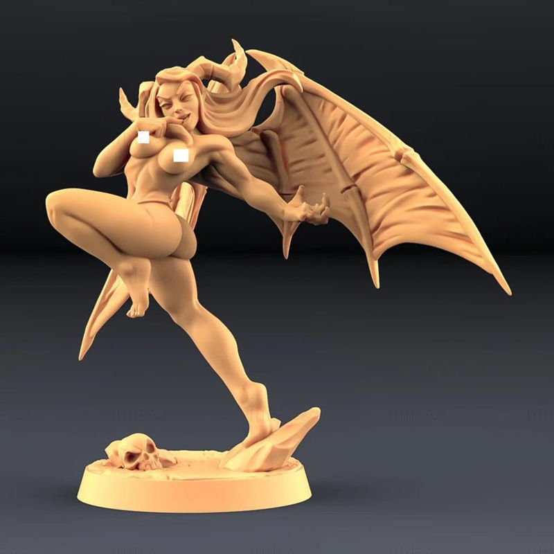 Aya - Modelo de impresión 3D del demonio de la lujuria STL