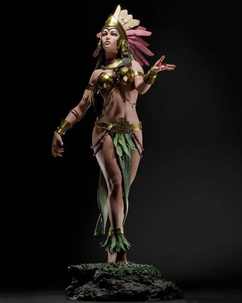 Aztec Godess 3D Print Model STL File