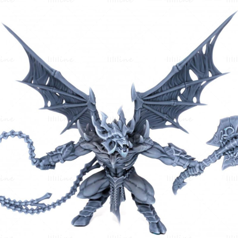 Baalzrodan the Demon King 3D Printing Model STL