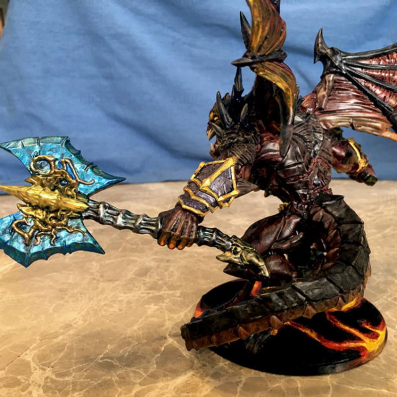 Baalzrodan de demonenkoning 3D-printmodel STL