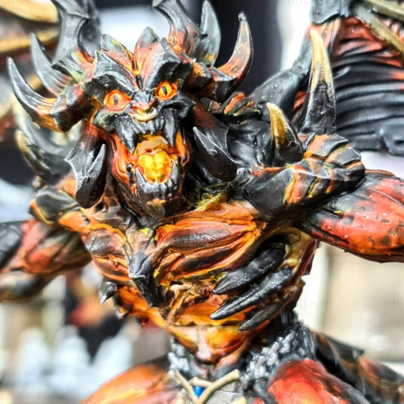 Baalzrodan the Demon King 3D Printing Model STL