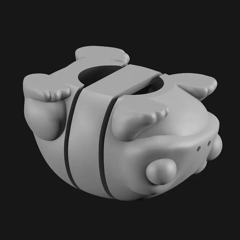 Baby Frog FLEXI articulated 3d printing model STL file