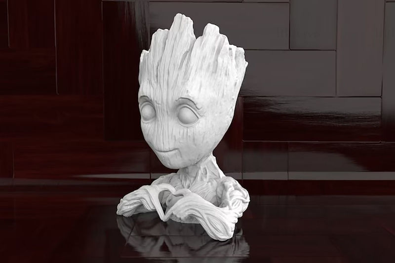 Baby Groot Heart 3D Printing Model STL