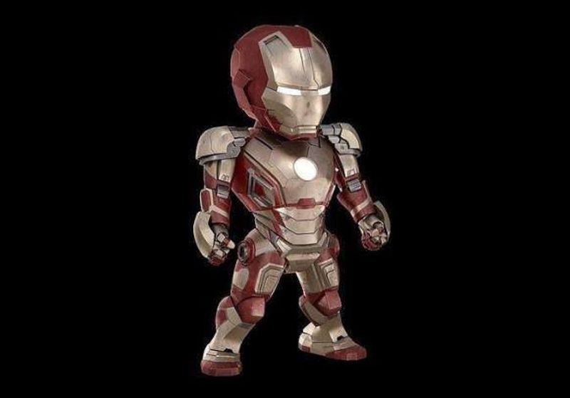 Baby Ironman 3D Model Ready to Print OBJ FBX STL
