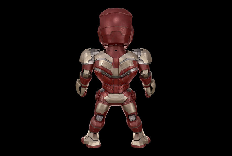 Model 3D Baby Ironman gata de imprimat OBJ FBX STL