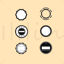 Badge psd template