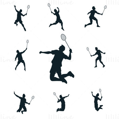 badminton vektör