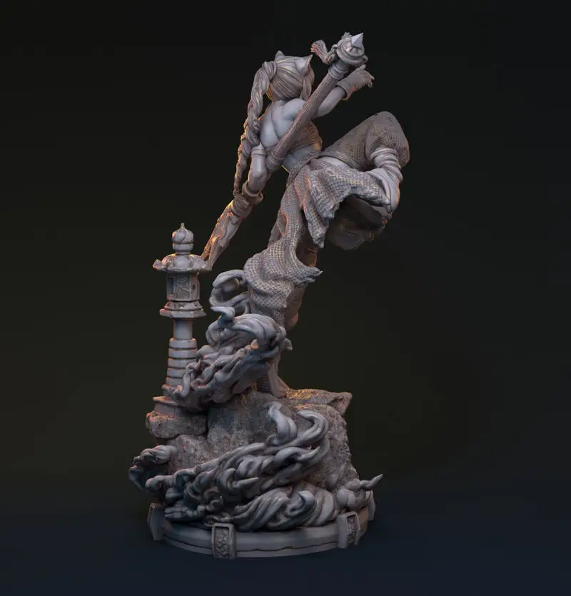 Bakaneko Catgirl 3D Print Model STL