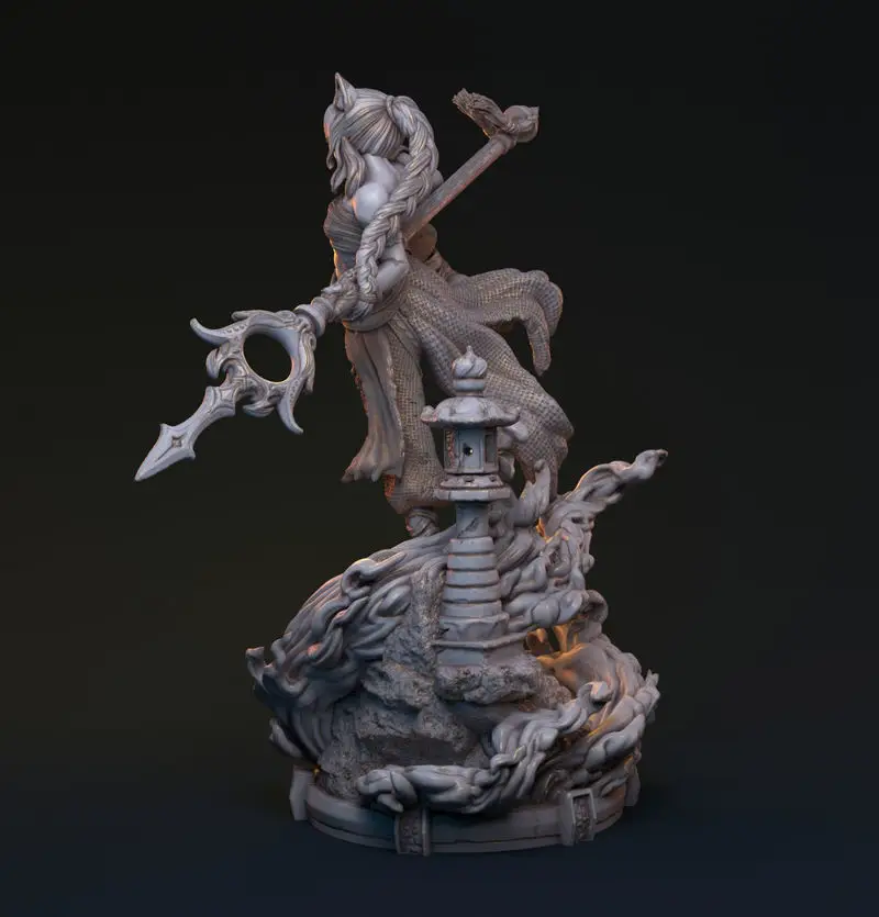 Bakaneko Catgirl 3D Print Model STL